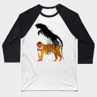 Inking Tiger Baseball T-Shirt